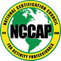 NCCAP National Certification Council for Activity Professionals Logo